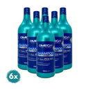 Shampoo Lisos e Leves 1L Omega Hair Fardo 6 Unidades