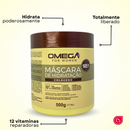 Kit Colágeno Shampoo + Condicionador + Mascara + Creme de Pentear 500g Omega Hair