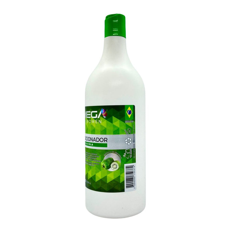 Condicionador Graviola 1L Omega Hair Fardo 6 Unidades