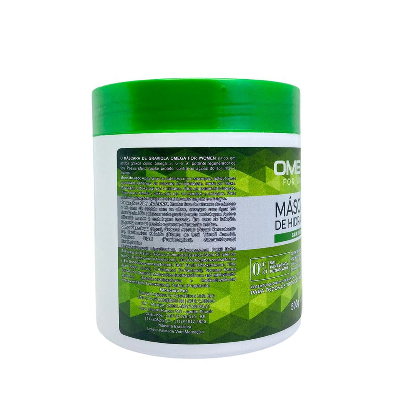Mascara Capilar Graviola 500g Omega Hair
