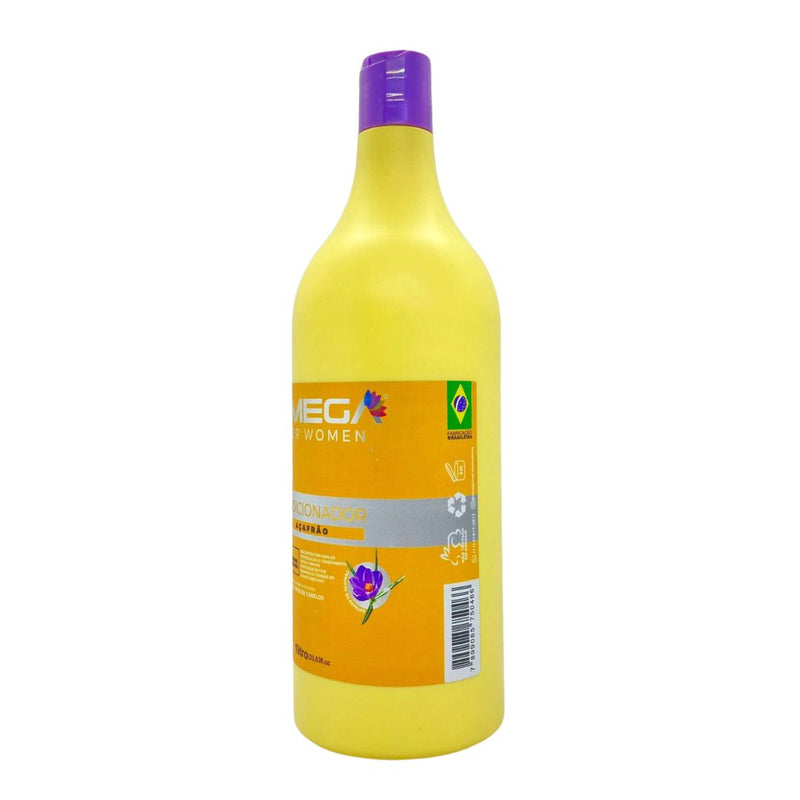 Condicionador Açafrão 1L Omega Hair Fardo 6 Unidades
