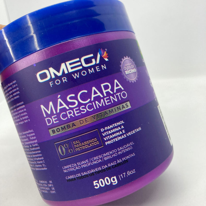 Mascara Capilar Bomba De Vitaminas 500g OmegaHair