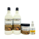 Kit Fortalecedor Crina e Cauda Shampoo e Condicionador 1L + Máscara + Óleo Capilar Omega Hair