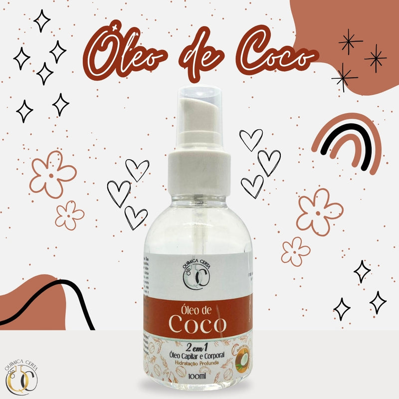 Óleo Capilar e Corporal Coco 100ml Química Certa
