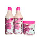 Kit Desmaia Hair Shampoo + Condicionador + Máscara 500ml Omega Hair