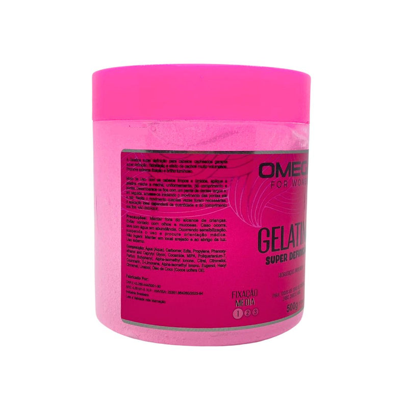 Gelatina Finalizadora Super Definição 500g Omega Hair