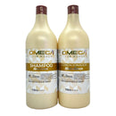 Kit Capilar Mandioca Shampoo + Condicionador 1L Omega Hair