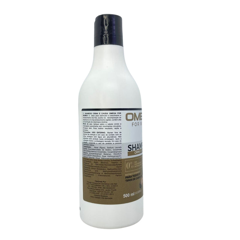 Shampoo Crina e Cauda 500ml Omega Hair