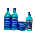 Kit Capilar Lisos e Leves Shampoo e Condicionador 1L + Máscara + Creme de Pentear Omega Hair