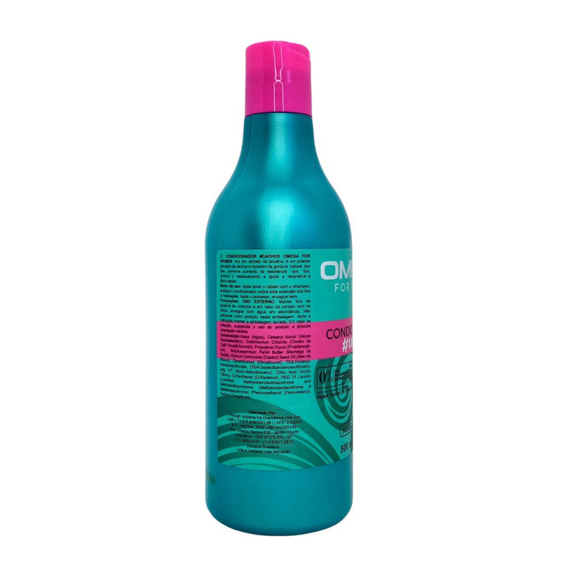Condicionador Cachos 500ml Omega Hair