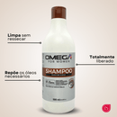 Kit Óleo de Coco Shampoo + Condicionador + Máscara + Creme de Pentear 500g Omega Hair