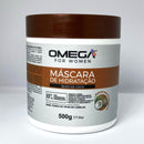 Kit Máscaras para Cronograma Capilar Intensivo - Hidratação Nutrição Reconstrução - Profissional Omega Hair - KIT 1