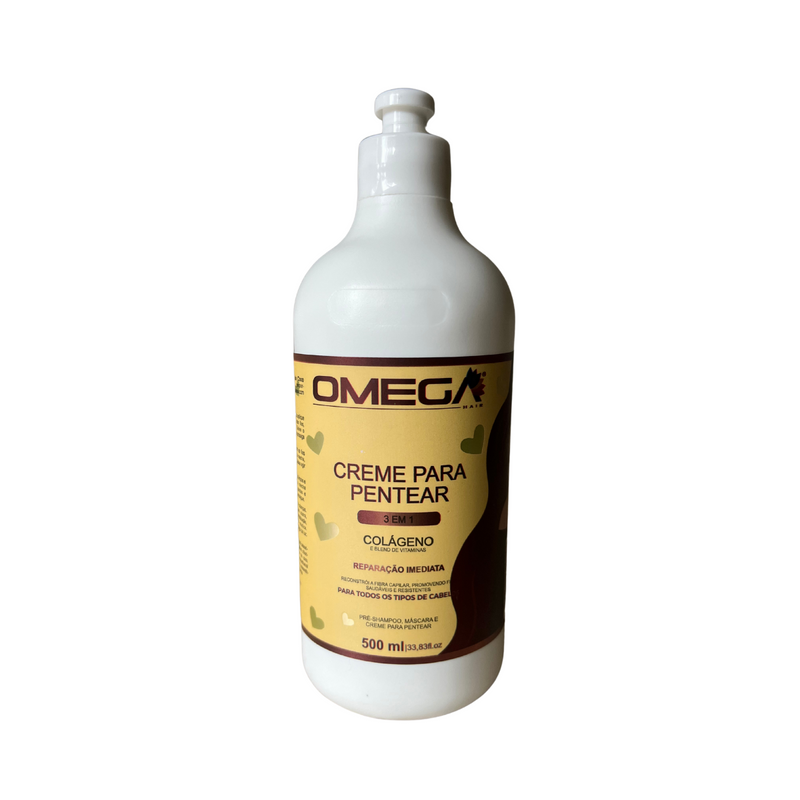 Creme para Pentear Colágeno 500ml Omega Hair