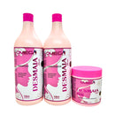 Kit Desmaia Hair Shampoo e Condicionador 1L + Máscara Omega Hair