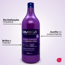 Kit Nutrição Profunda Bomba de Vitaminas Shampoo + Condicionador 1L + Máscara + Óleo Capilar Omega Hair