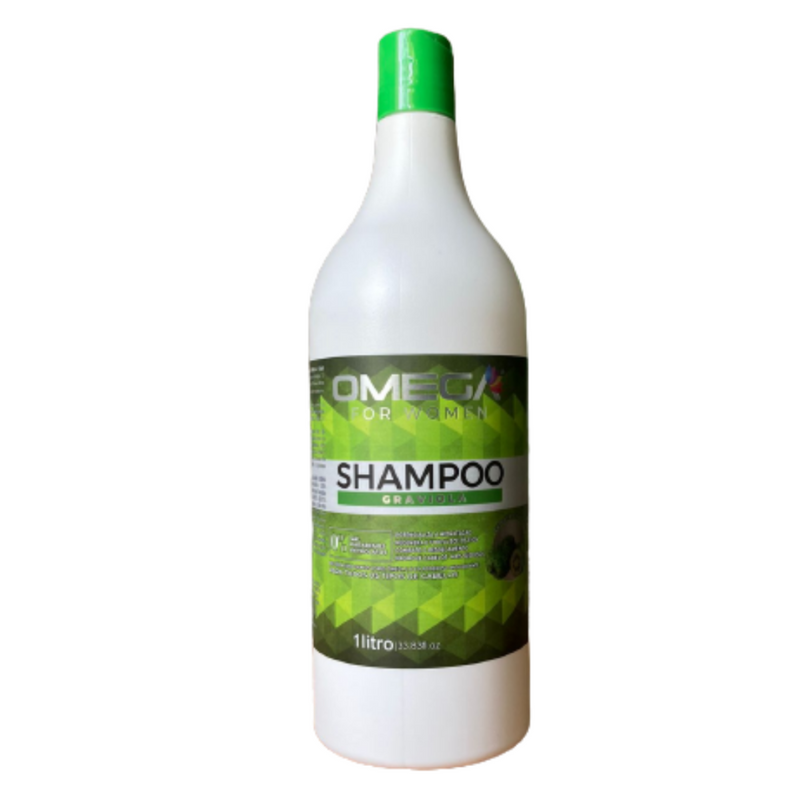 Kit Capilar Graviola Shampoo Condicionador Máscara 1L OmegaHair