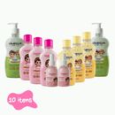 Kit Rotina Completa Girl Omega Baby