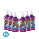 Kit 6 Sabonete Líquido Chocolate Chocolix 400ml Omega Kids