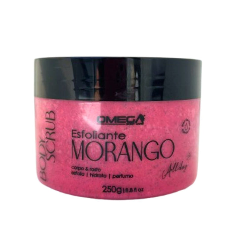 Creme Esfoliante Morango 250g Omega Body Care
