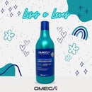 Condicionador Lisos e Leves 500ml Omega Hair Fardo 6 Unidades