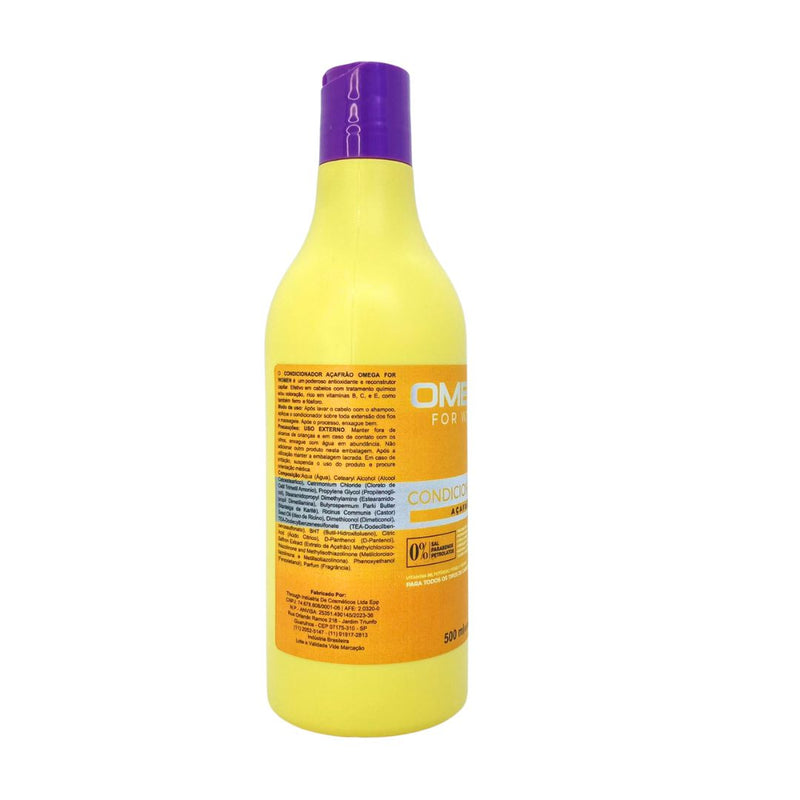 Condicionador Açafrão 500ml Omega Hair