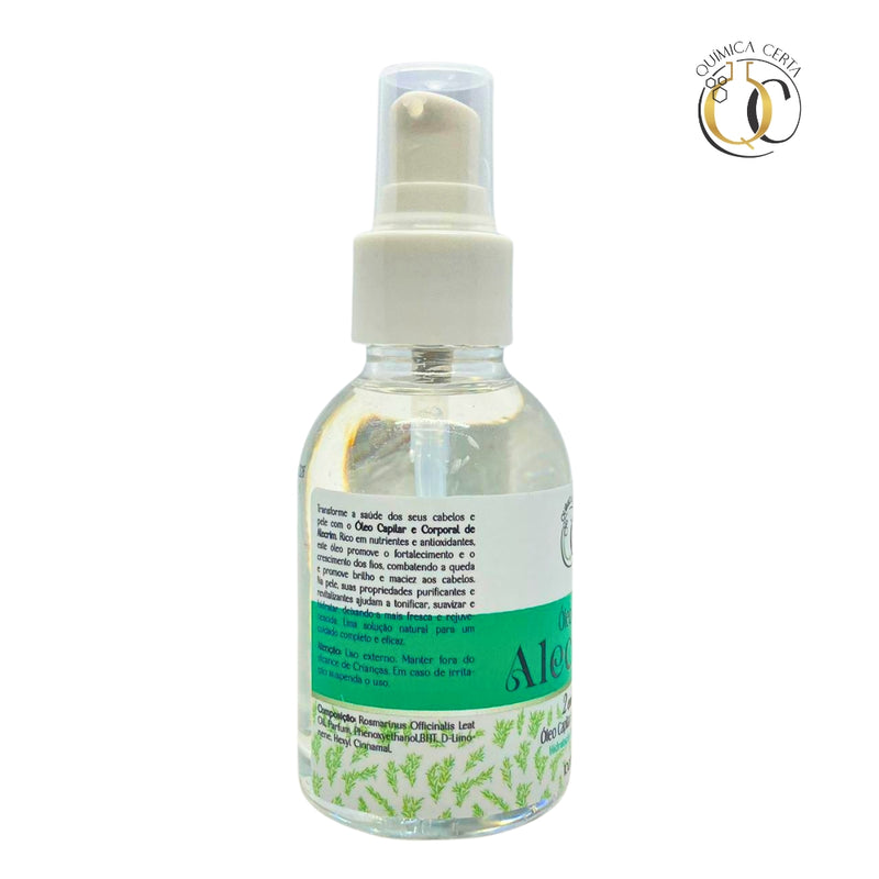 Óleo Capilar e Corporal Alecrim 100ml Química Certa