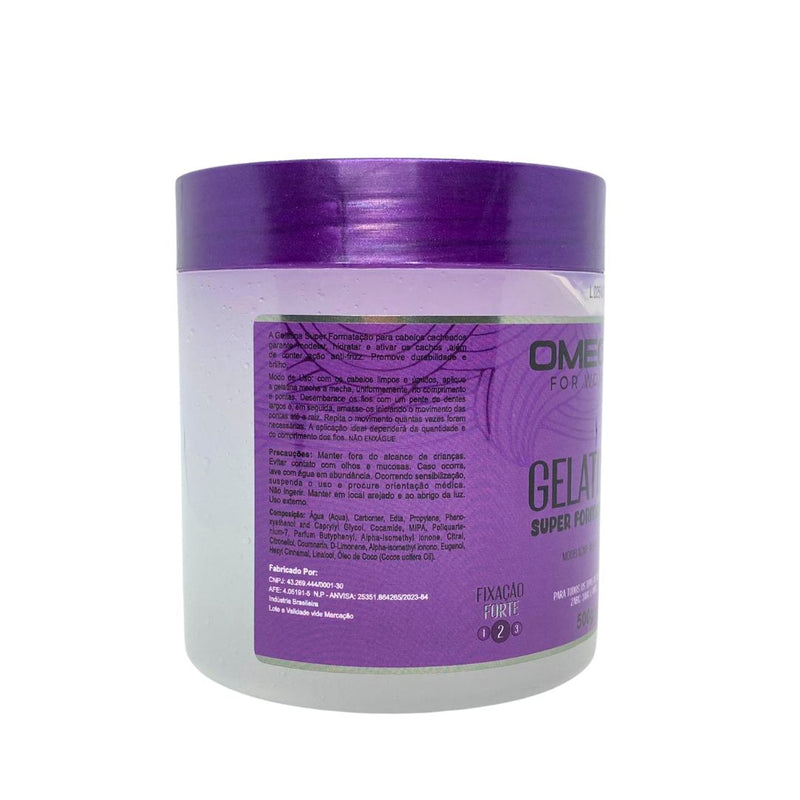 Gelatina Finalizadora Super Formatação 500g Omega Hair