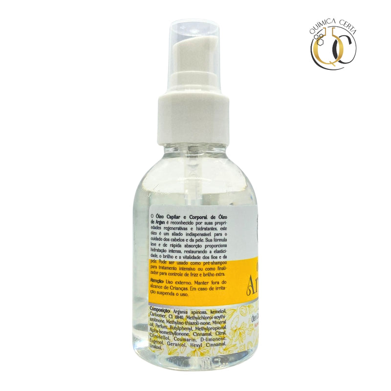 Óleo Capilar e Corporal Argan 100ml Química Certa