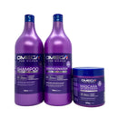 Kit Bomba De Vitamina Shampoo e Condicionador 1L + Máscara Omega Hair