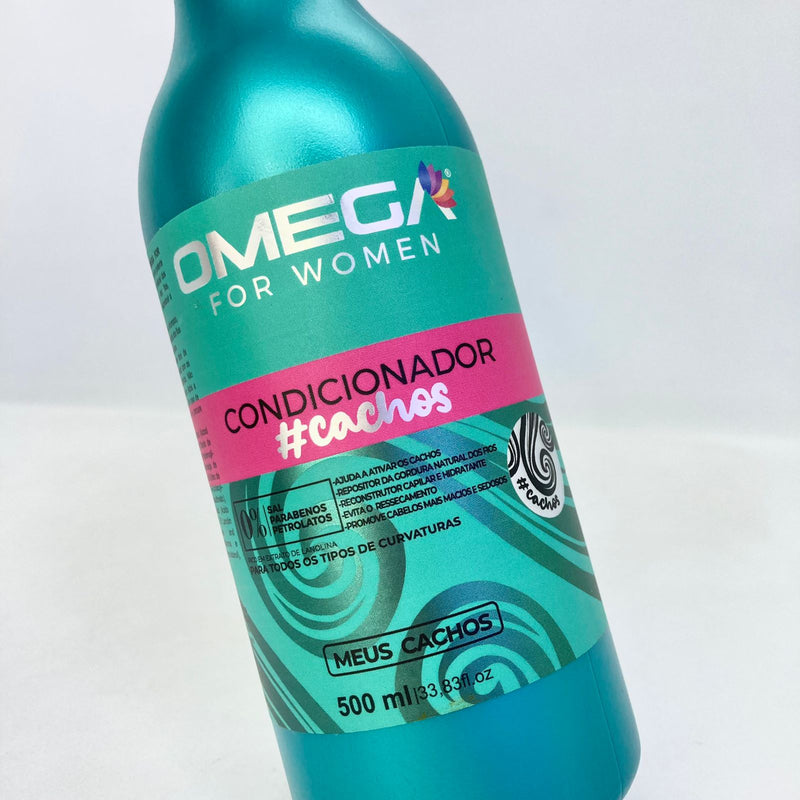 Condicionador Cachos 500ml Omega Hair