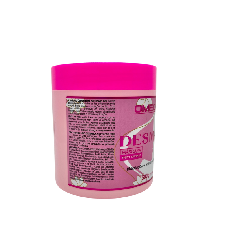 Mascara Capilar Desmaia Hair 500g Omega Hair