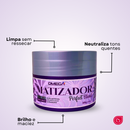 Kit Matizador Perfect Blond Shampoo e Condicionador 500ml + Máscara + Reparador de Pontas Omega Hair