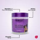 Gelatina Finalizadora Super Formatação 500g Omega Hair