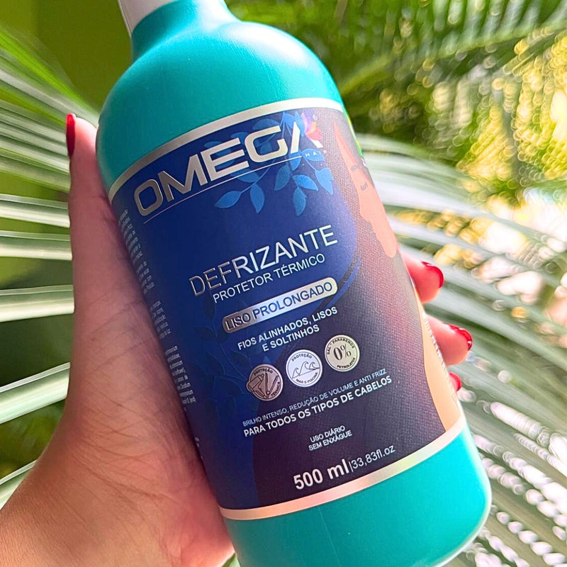 Defrizante Protetor Térmico 500ml Omega Hair