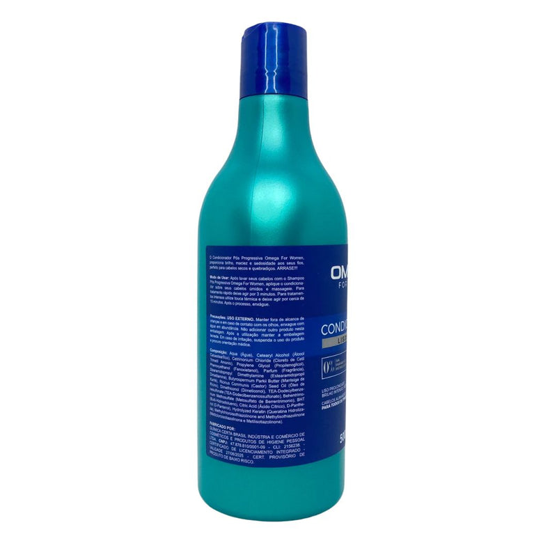Condicionador Lisos e Leves 500ml Omega Hair