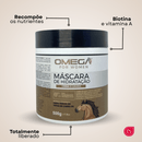 Kit Fortalecedor Crina e Cauda Shampoo e Condicionador 500ml + Máscara + Óleo Capilar Omega Hair