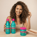 Kit Capilar Cachos Shampoo + Condicionador + Máscara 500g Omega Hair