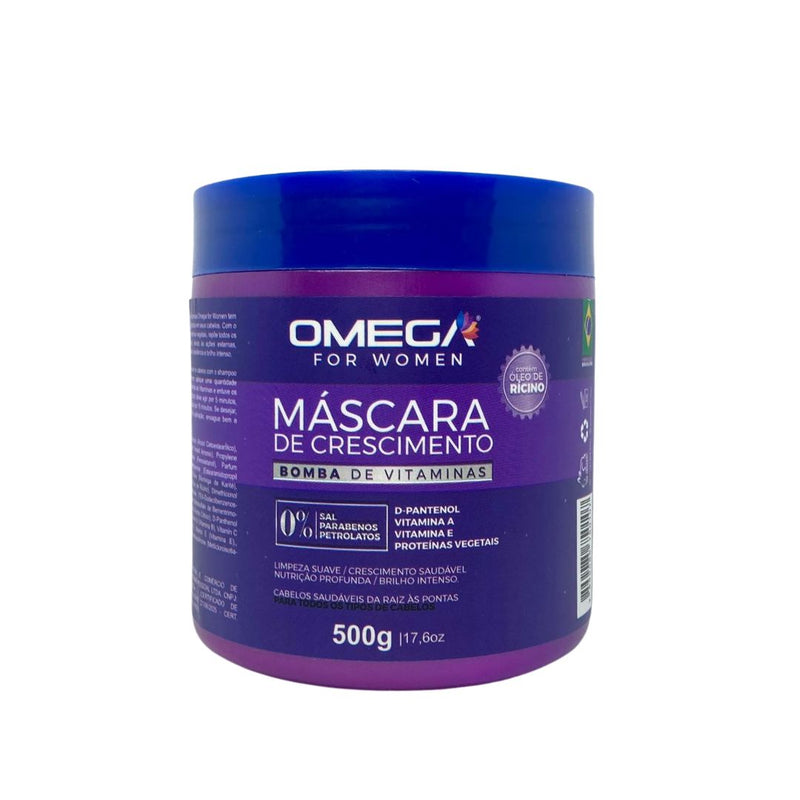 Kit de Hidratação Profunda Bomba de Vitaminas 1L OmegaHair