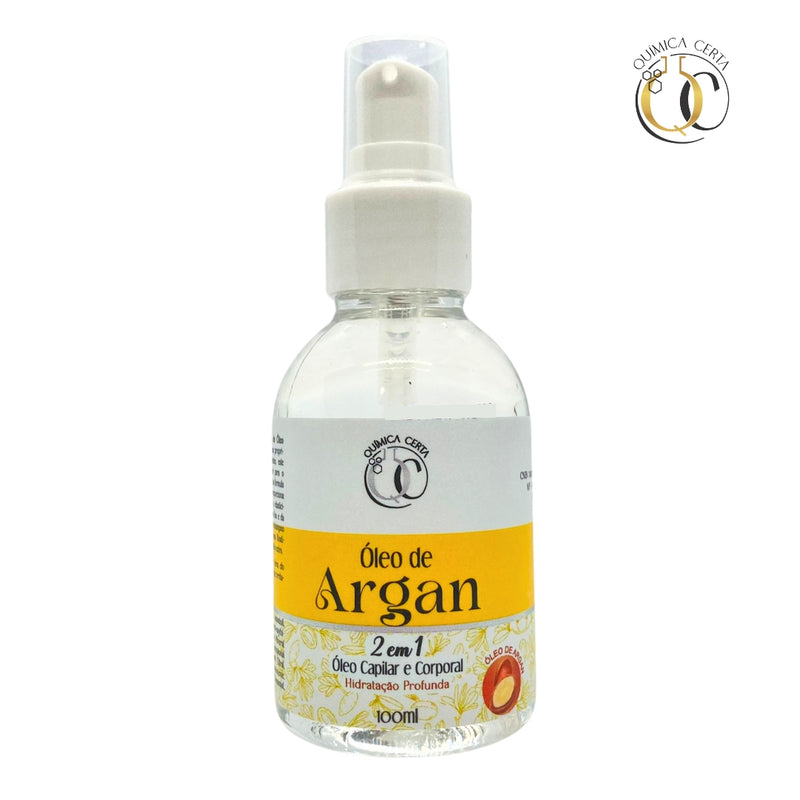 Óleo Capilar e Corporal Argan 100ml Química Certa