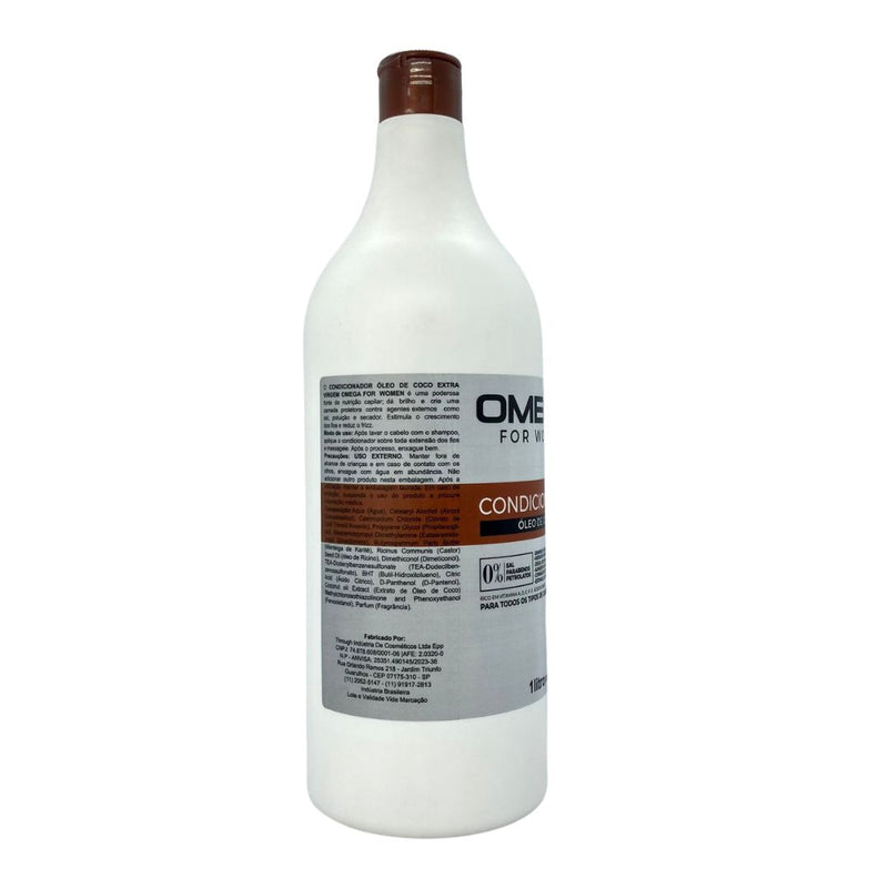 Condicionador Óleo De Coco 1L Omega Hair