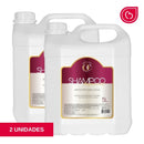 Kit 2 Shampoo Limpeza Eficaz Profissional Sem Sal Galão 5L Química Certa
