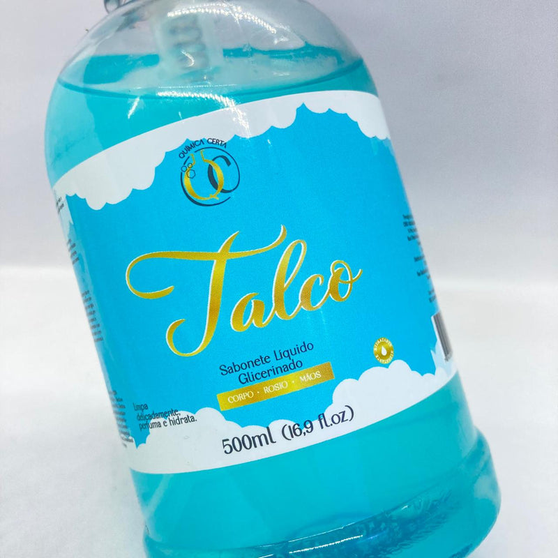 Sabonete Líquido Talco 500ml QuimicaCerta