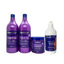 Kit Bomba de Vitamina Shampoo e Condicionador 1L + Máscara + Creme Pentear Omega Hair