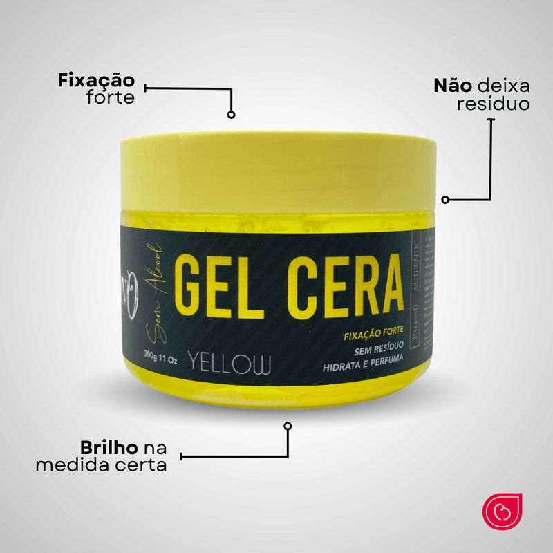 Gel Cera Yellow Patrono 300g