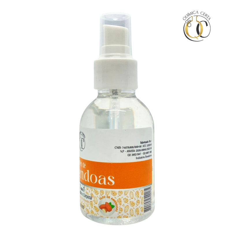 Óleo Capilar e Corporal Amêndoas 100ml Química Certa
