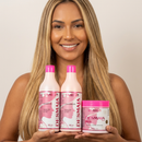 Kit Desmaia Hair Shampoo + Condicionador + Máscara 500ml Omega Hair