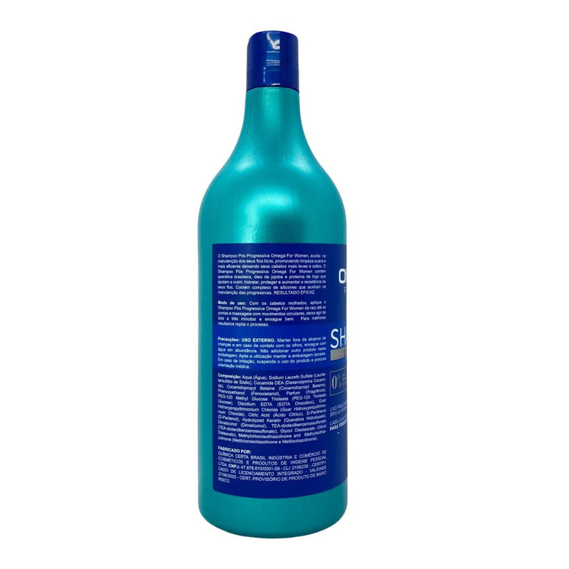 Condicionador Lisos e Leves 1L Omega Hair Fardo 6 Unidades