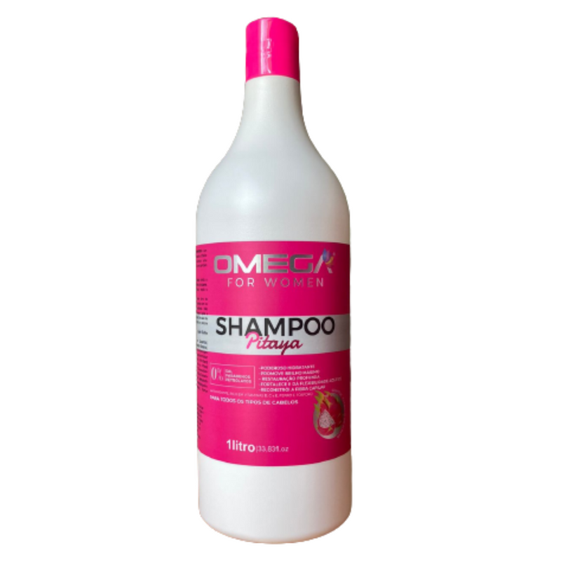Kit Hidratante De Pitaya Shampoo E Condicionador 1L OmegaHair