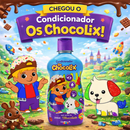 Condicionador Chocolix Chocolate 200ml Omega Kids