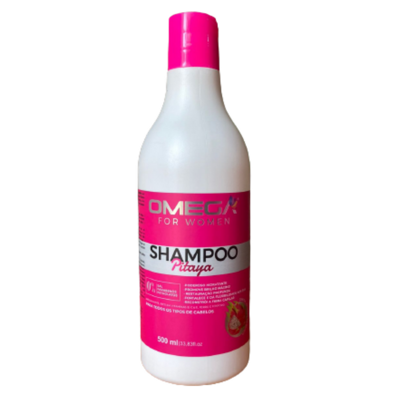 Kit Hidratante De Pitaya Shampoo E Condicionador 500ml OmegaHair